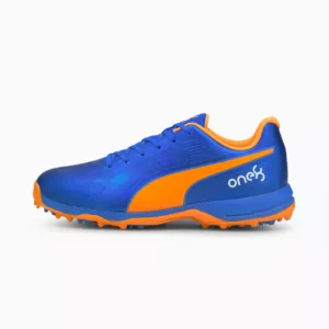 PUMA 20 Rubber Cricket Shoes Bluemazing Orange