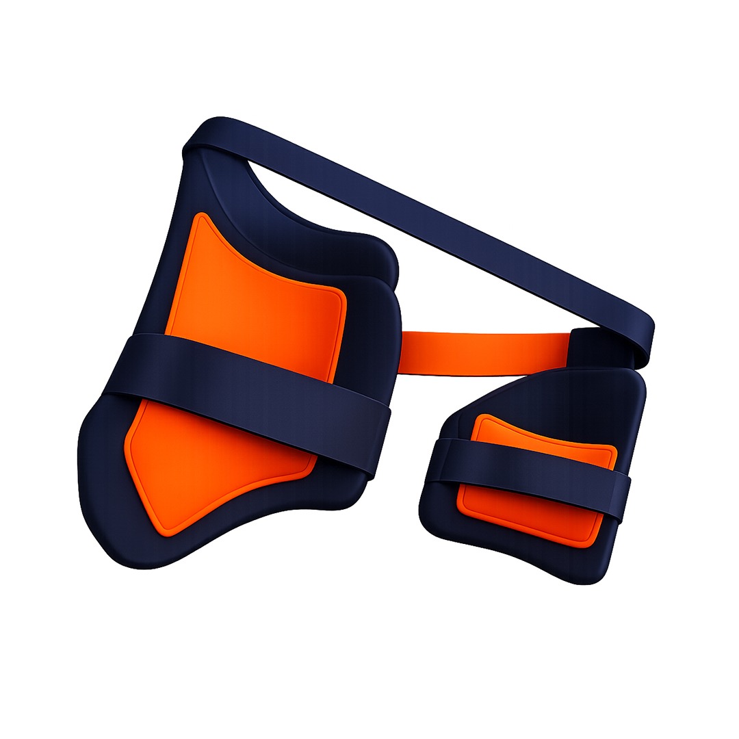 Eleven Combo Thigh Pad -Navy - Image 4