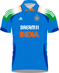 India Adidas T20 World Cup Blue Cricket Jersey