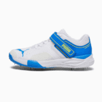 PUMA Bowling 22.1 Cricket Shoes - White-Elektro Green-Bluemazing - Image 2